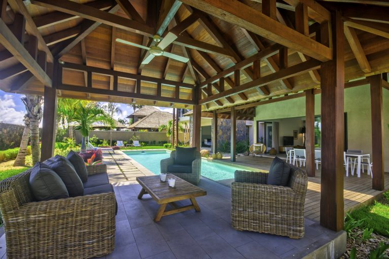 Ile Maurice Vue Piscine Patio